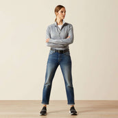 Ariat Chemise Team EQ 1/2 ZP Alloy Heather Ariat Chemise Team EQ 1/2 ZP Alloy Heather