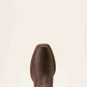 Ariat Bottes Western Round Up Narrow Cutter Toe Sassy Brown/Ocean Wave Ariat Bottes Western Round Up Narrow Cutter Toe Sassy Brown/Ocean Wave