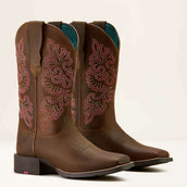 Ariat Bottes Western Round Up Wide Square Toe Sassy Brown Ariat Bottes Western Round Up Wide Square Toe Sassy Brown