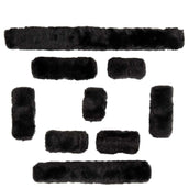 Premiere Protections pour Licol en Fourrure Artificial Fur Jeu Noir Premiere Protections pour Licol en Fourrure Artificial Fur Jeu Noir