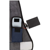 BR Gilet de Sécurité Réfléchissant avec Éclairage LED Noir/Argent BR Gilet de Sécurité Réfléchissant avec Éclairage LED Noir/Argent