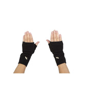 Back on Track Gants d'Équitation Polaire sans Doigts Noir Back on Track Gants d'Équitation Polaire sans Doigts Noir