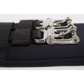 Back on Track Sangle de Dressage Élastique Noir Back on Track Sangle de Dressage Élastique Noir