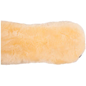 BR Housse de Sangle Dressage Sheepskin Préformée Noir/Naturel BR Housse de Sangle Dressage Sheepskin Préformée Noir/Naturel