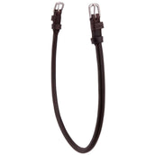 BR Sous-Gorge Rond Cousu avec 2 Boucles Rondes Marron/Argent BR Sous-Gorge Rond Cousu avec 2 Boucles Rondes Marron/Argent