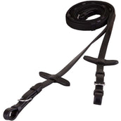 BR Rênes Linge 19mm Boucles Rondes Noir/Argent BR Rênes Linge 19mm Boucles Rondes Noir/Argent