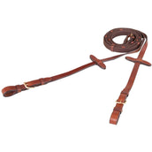 BR Rênes Linge 19mm Boucles Rondes Tobacco/gold BR Rênes Linge 19mm Boucles Rondes Tobacco/gold