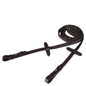 BR Rênes Linge 19mm Antidérapant Fermeture E Noir/Argent BR Rênes Linge 19mm Antidérapant Fermeture E Noir/Argent