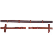 BR Rênes Linge 19mm Antidérapant Blinde Tabac BR Rênes Linge 19mm Antidérapant Blinde Tabac