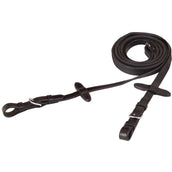 BR Rênes Eventa Pro Grip 16mm Boucle Ronde Noir/Argent BR Rênes Eventa Pro Grip 16mm Boucle Ronde Noir/Argent