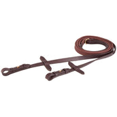 BR Rênes Eventa Pro Grip 16mm Blind Marron/or BR Rênes Eventa Pro Grip 16mm Blind Marron/or