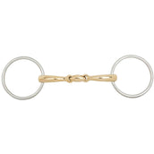 BR Mors de Filet Soft Contact Double Brisure Courbé 16mm BR Mors de Filet Soft Contact Double Brisure Courbé 16mm