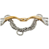 BR Filet Pelham Soft Contact Courbé Brisure 14/102mm BR Filet Pelham Soft Contact Courbé Brisure 14/102mm