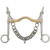 BR Mors de Dressage Soft Contact Cisailles Basses 140mm 14mm BR Mors de Dressage Soft Contact Cisailles Basses 140mm 14mm