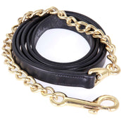 Premiere Longe de Présentation Cuir et Cuivre Chaîne Uni Noir Premiere Longe de Présentation Cuir et Cuivre Chaîne Uni Noir