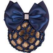 BR Noeud pour Cheveux avec Petite Maille et Paillette Bleu BR Noeud pour Cheveux avec Petite Maille et Paillette Bleu