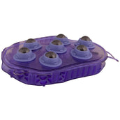 Premiere Brosse de Massage Acier Inoxydable Rouleaux Violet Premiere Brosse de Massage Acier Inoxydable Rouleaux Violet