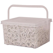 Premiere Petits élastiques à Crinière 2500 pcs Blanc Premiere Petits élastiques à Crinière 2500 pcs Blanc