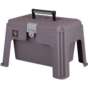 BR Boîte de Pansage Marche avec Double Insert Cadenas Gris BR Boîte de Pansage Marche avec Double Insert Cadenas Gris