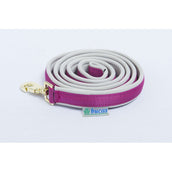 Bucas Lead Rein Dublin Padded Berry/Argent Bucas Lead Rein Dublin Padded Berry/Argent