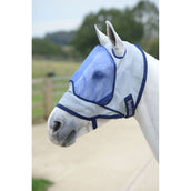 Bucas Buzz-Off Masque Anti-Mouches Delux Bleu Bucas Buzz-Off Masque Anti-Mouches Delux Bleu