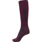 Cavallo Chaussettes CavalSimo Red Wine/Dark Blue Cavallo Chaussettes CavalSimo Red Wine/Dark Blue