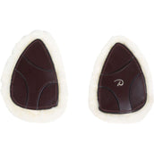 Dyon Protection de Poitrail 5 points New English Peau de Mouton Synthétique Marron Dyon Protection de Poitrail 5 points New English Peau de Mouton Synthétique Marron