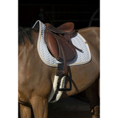 EQUITHÈME Tapis de Selle Softy Jumping Gris/Bleu EQUITHÈME Tapis de Selle Softy Jumping Gris/Bleu