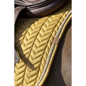 EQUITHÈME Tapis de Selle Softy Jumping Moutarde EQUITHÈME Tapis de Selle Softy Jumping Moutarde