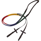 Norton Rênes d'Apprentissage Caoutchouc Noir Norton Rênes d'Apprentissage Caoutchouc Noir