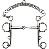 Feeling Filet Pelham Brisé Acier Nickelé Feeling Filet Pelham Brisé Acier Nickelé