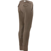 EQUITHÈME Pantalon d'Équitation Verona avec Plis Taupe/blanc EQUITHÈME Pantalon d'Équitation Verona avec Plis Taupe/blanc