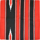 Randol's Navajo Show Blanket Rouge/Noir/Blanc Randol's Navajo Show Blanket Rouge/Noir/Blanc