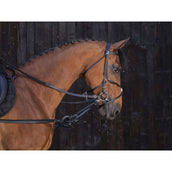 Riding World Rênes Fixes Ring Noir Riding World Rênes Fixes Ring Noir