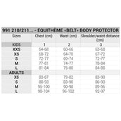 EQUITHÈME Bodyprotector Belt Noir EQUITHÈME Bodyprotector Belt Noir