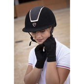 EQUITHÈME Bombe Glint Lamé Noir/Or Rose EQUITHÈME Bombe Glint Lamé Noir/Or Rose