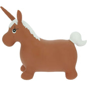 Equi-kids Skippyball Unicorn Marron/Blanc Equi-kids Skippyball Unicorn Marron/Blanc