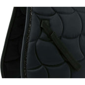 EQUITHÈME Tapis de Selle Satin Polyvalent Noir EQUITHÈME Tapis de Selle Satin Polyvalent Noir