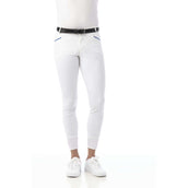 EQUITHÈME Pantalon d'Équitation Lars Silicone Genouillères Homme Blanc EQUITHÈME Pantalon d'Équitation Lars Silicone Genouillères Homme Blanc