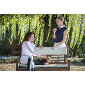 EQUITHÈME T-shirt de Concours Brussels avec Strass Marine Bleu EQUITHÈME T-shirt de Concours Brussels avec Strass Marine Bleu