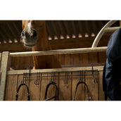 Hippotonic Porte-Bride avec 6 crochets Noir Hippotonic Porte-Bride avec 6 crochets Noir