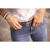 Pénélope Ceinture Signature Perforé Noir Pénélope Ceinture Signature Perforé Noir