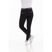 EQUITHÈME Pantalon d'Équitation Belinda Femmes Noir EQUITHÈME Pantalon d'Équitation Belinda Femmes Noir