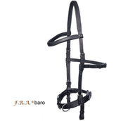 F.R.A. Bridon Caveçon Baro Cuir Noir F.R.A. Bridon Caveçon Baro Cuir Noir