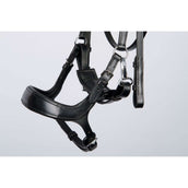 Harry's Horse Bride Release avec Muserolle Bridon Noir Harry's Horse Bride Release avec Muserolle Bridon Noir