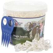 Harry's Horse Petits Élastiques Magic Braids Pot Blanc Harry's Horse Petits Élastiques Magic Braids Pot Blanc