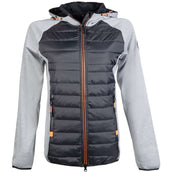 HKM Blouson de Sport Style Gris Melange/Noir HKM Blouson de Sport Style Gris Melange/Noir