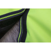 HKM Couvre-reins avec Couvre-cou Amovible Néon Jaune HKM Couvre-reins avec Couvre-cou Amovible Néon Jaune