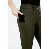 HKM Pantalon d'Équitation Lea Silicon Full Grip Vert Foncé HKM Pantalon d'Équitation Lea Silicon Full Grip Vert Foncé