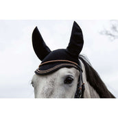 HKM Bonnet Anti-Mouches Rosegold Glamour Noir/Or rose HKM Bonnet Anti-Mouches Rosegold Glamour Noir/Or rose